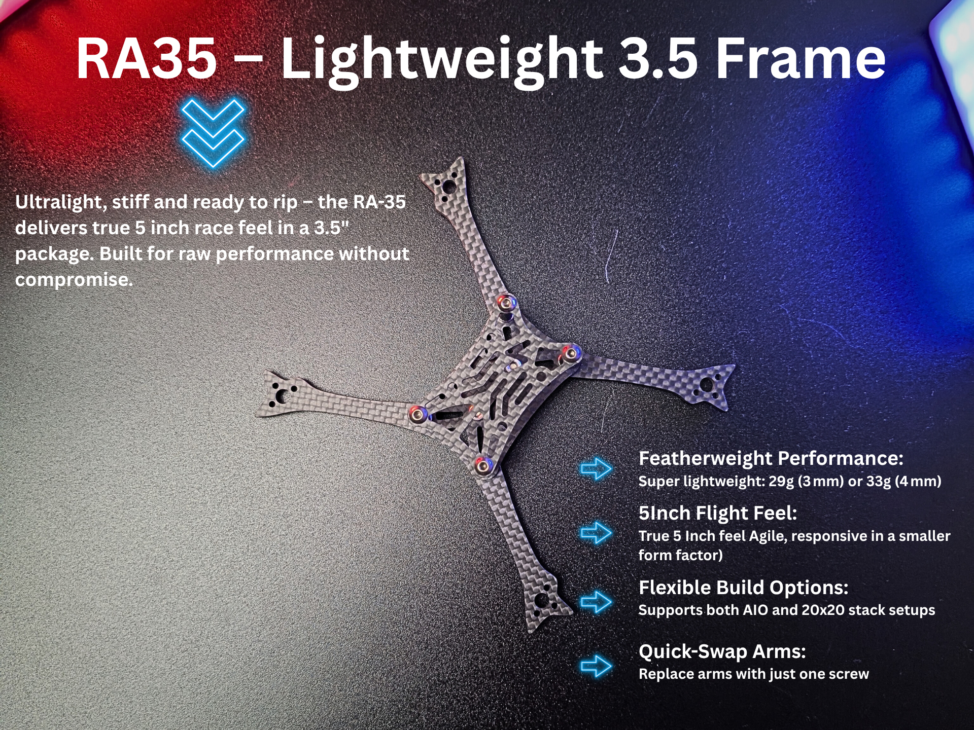 RA35 3.5 Inch Frame Set